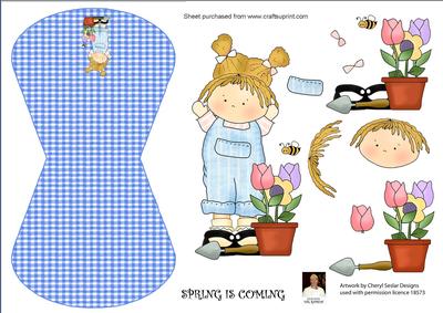 Spring is Coming --wobble Card