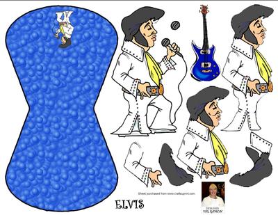 Elvis 2-wobble Card