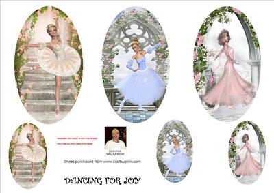 Dancing for Joy 3x5 Topper's