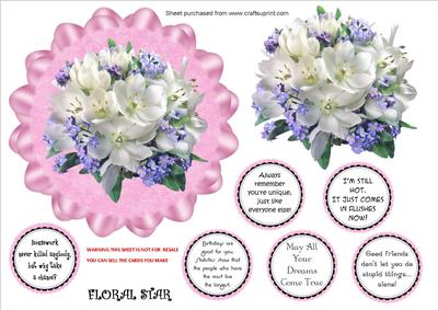 Floral Star Topper
