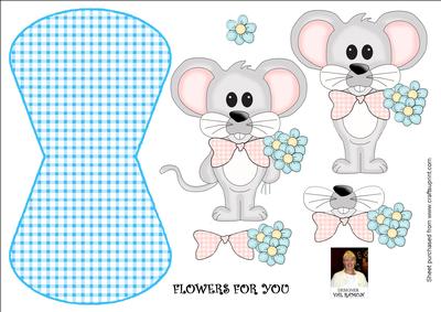 Flower's for You -- Wobble Card