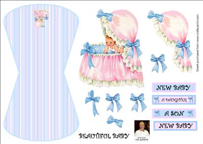 Beautiful Baby-- Wobble Card