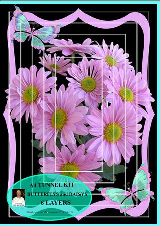 A4 Butterflys and Daisys Tunnel Kit