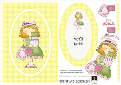Birthday Surprise-spinner Card