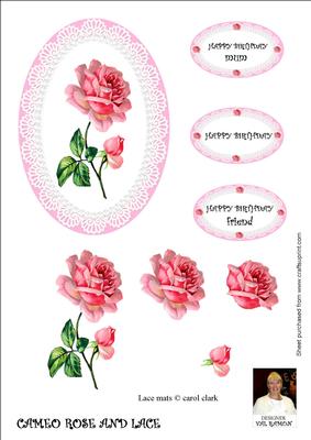 Cameo Rose and Lace