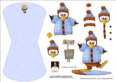 Snowboarding-wobble Card