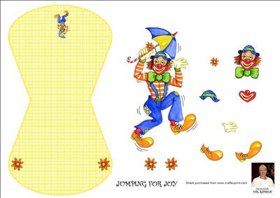 Jumping for Joy-wobble Card