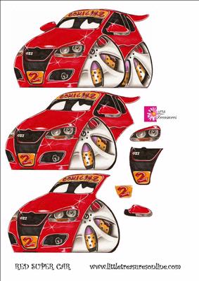Red Super Car