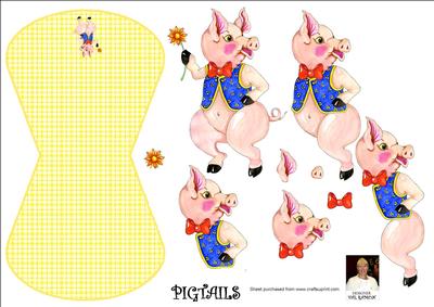 Pigtails-wobble Card