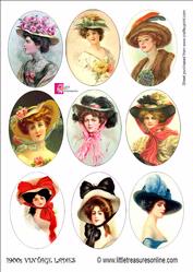 1900s Vintage Ladies Cameos