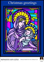 A4 Madonna and Child