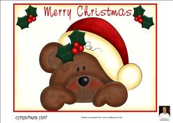 A4 Christmas Hat