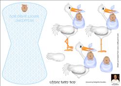 Ethnic Baby Boy-wobble Card
