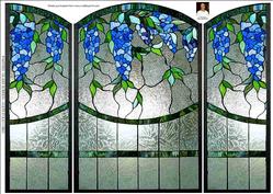 Painted Glass Screen-gatefold Card