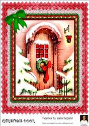 A4 Christmas Door