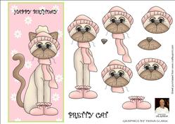 Pretty Cat-dl Card