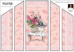 Fleurs-theatre Fold Card