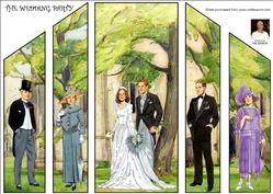 The Wedding Party -theatre Fold Card