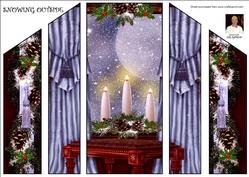 Snowing Outside-a4 Theatre Fold Card