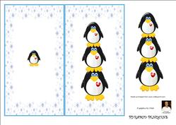 Pyramid Penguins-dl Card