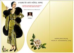 A Rose by Any Other Name-tear Drop Card
