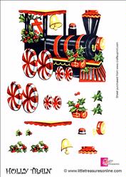 Christmas Holly Train