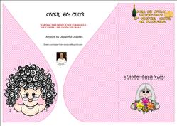 Over 60s Club-tear Drop Card