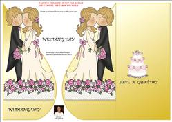 Wedding Day-tear Drop Card