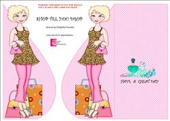 Shop Till You Drop-tear Drop Card