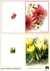 Just Flower's-notelet's 4