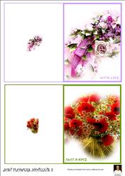 Just Flower's-notelet's 3