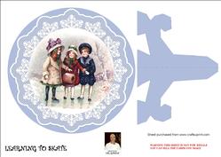 Learning to Skate-plate Card