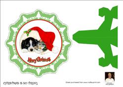 Christmas is So Tiring-plate Card