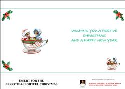 Insert for Berry Tea-lightful Christmas