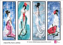 Oriental Blue Ladies