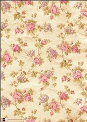 Pink Rose Tapestry- Backing Paper