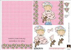 Rosebud-easel Card