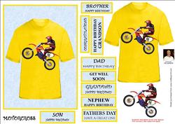 Motorcross==5x7 Card