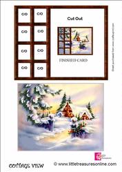 Christmas Cottage View