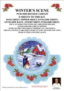 Winter's Scene Pyramid Rocker Card Kit :christmas: