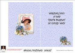 Special Birthday Insert 5x7 Card