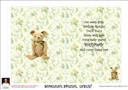 Someone Special- Insert 5x7 Card