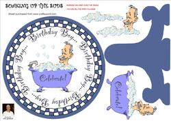 Soaking Up the Sud's - Plate Card