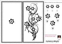 Flower Spray== Monochrome