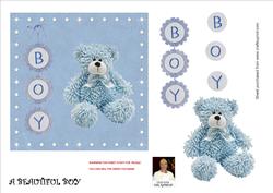 A Beautiful Boy 6x6 Topper