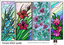 Floral Stain Glass