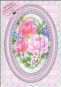 A4 Oval Roses Tunnel Kit