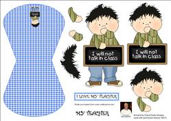 My Teacher Wobble Card