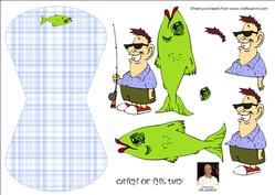 Catch of the Day --wobble Card