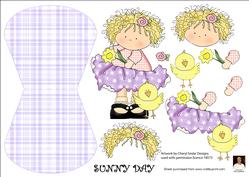 Sunny Day -wobble Card